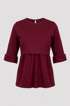 'Just In Case' Concealed Zipper Feeding Cotton Top