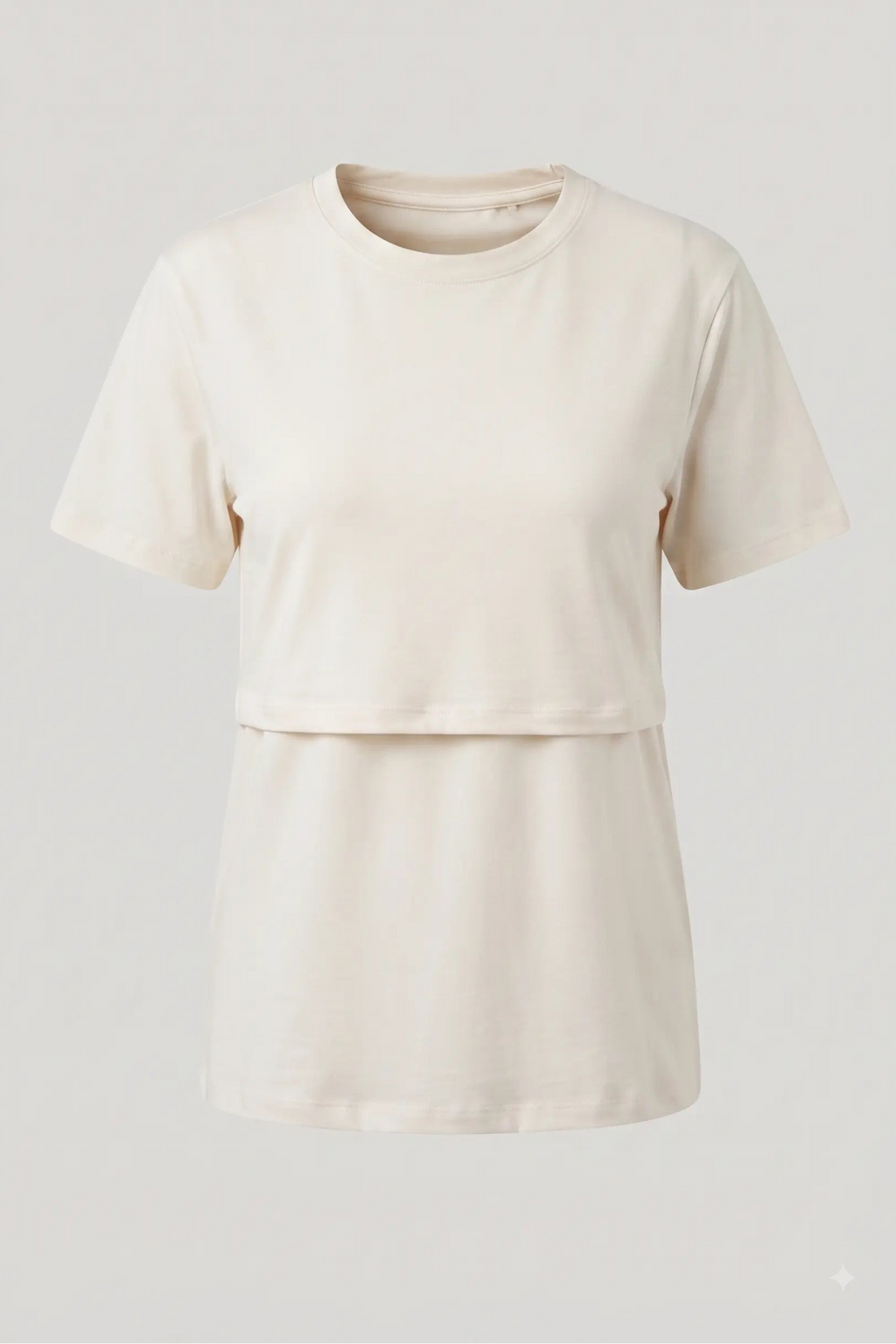 'Sundaying' Zipless Feeding Bamboo Cotton Tee